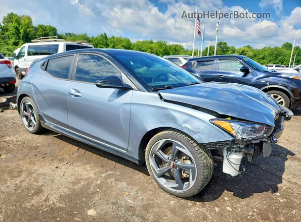 KMHTH6AB4LU024495 2020 HYUNDAI VELOSTER Gray Delantero derecho