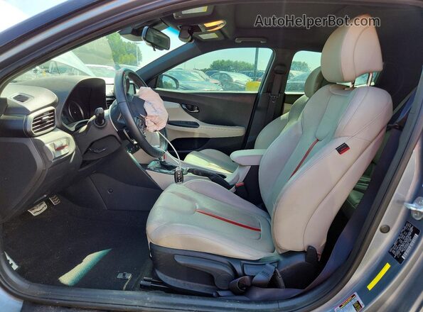 KMHTH6AB4LU024495 2020 HYUNDAI VELOSTER Gray Vista interior delantera