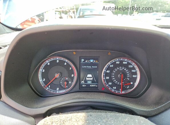 KMHTH6AB4LU024495 2020 HYUNDAI VELOSTER Gray Vista del cuadro de instrumentos