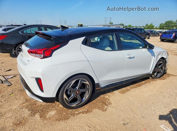 KMHTH6AB4LU027218 2020 HYUNDAI VELOSTER White Trasero derecho