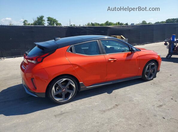 KMHTH6AB5KU019322 2019 HYUNDAI VELOSTER Оранжевый Задняя правая четверть