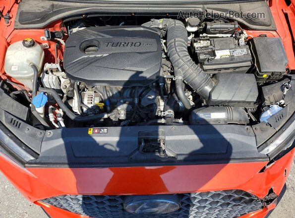 KMHTH6AB5KU019322 2019 HYUNDAI VELOSTER Оранжевый Вид задней части салона