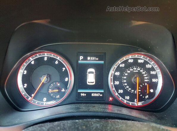KMHTH6AB5KU019322 2019 HYUNDAI VELOSTER Оранжевый Вид щитка приборов