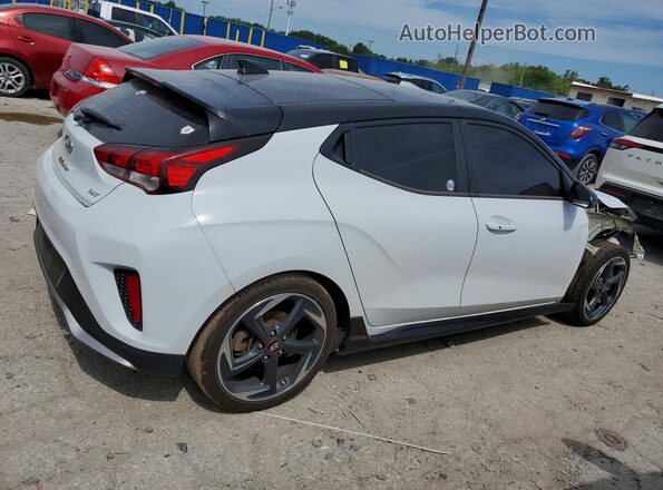 KMHTH6AB6KU012797 2019 HYUNDAI VELOSTER White უკანა მარჯვენა