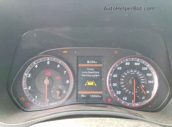 KMHTH6AB6KU012797 2019 HYUNDAI VELOSTER White ხელსაწყოთა პანელის ხედი