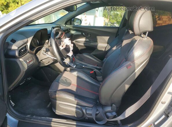 KMHTH6AB6KU015392 2019 HYUNDAI VELOSTER Gray Vista interior delantera