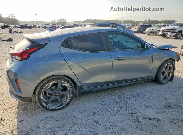 KMHTH6AB6KU015392 2019 HYUNDAI VELOSTER Gray Trasero derecho