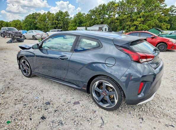 KMHTH6AB9KU013832 2019 HYUNDAI VELOSTER Charcoal უკანა მარცხენა