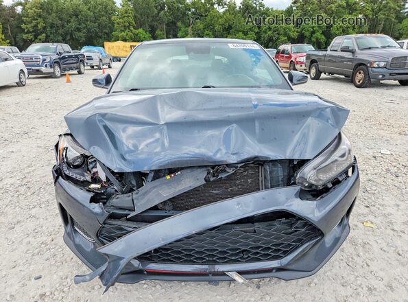 KMHTH6AB9KU013832 2019 HYUNDAI VELOSTER Charcoal წინა ხედი