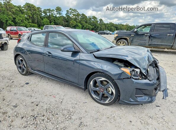 KMHTH6AB9KU013832 2019 HYUNDAI VELOSTER Charcoal წინა მარჯვენა