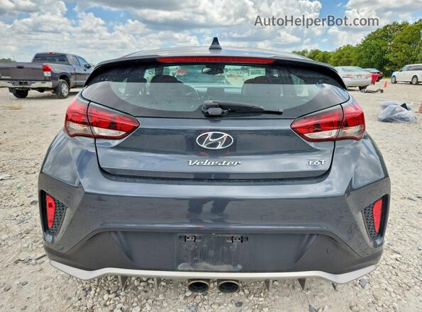 KMHTH6AB9KU013832 2019 HYUNDAI VELOSTER Charcoal უკანა ხედი