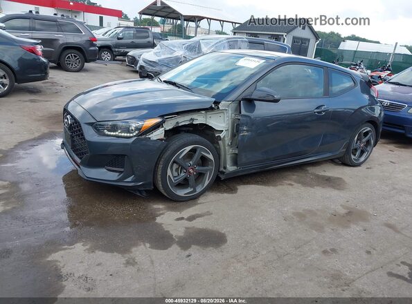 KMHTH6AB9LU021270 2020 HYUNDAI VELOSTER Gray Front view