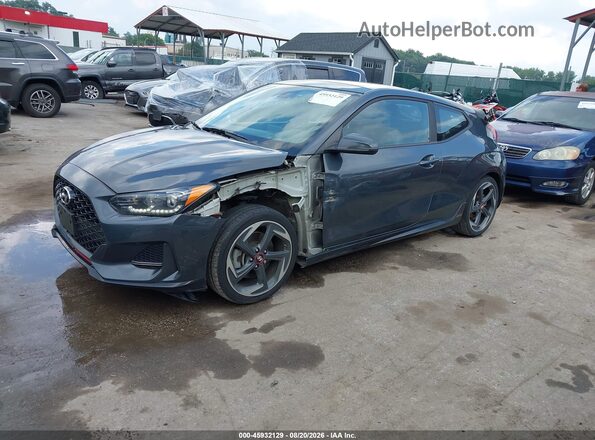KMHTH6AB9LU021270 2020 HYUNDAI VELOSTER Gray Front left