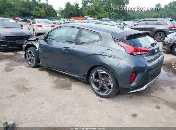 KMHTH6AB9LU021270 2020 HYUNDAI VELOSTER Gray Rear left