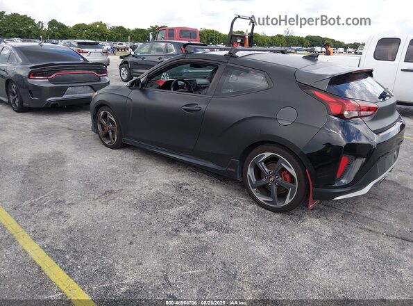 KMHTH6ABXKU020157 2019 HYUNDAI VELOSTER Черный Задняя левая четверть