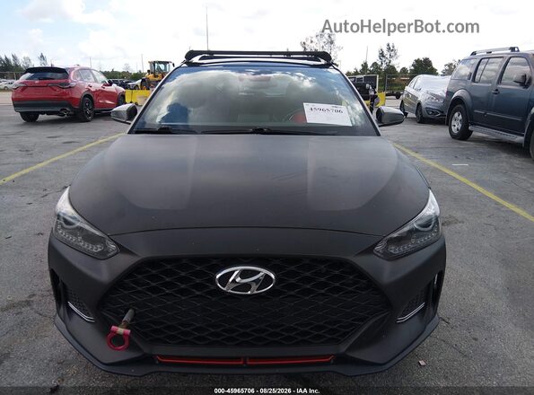 KMHTH6ABXKU020157 2019 HYUNDAI VELOSTER Черный Вид щитка приборов
