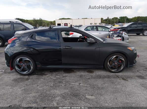 KMHTH6ABXKU020157 2019 HYUNDAI VELOSTER Черный Вид задней части салона