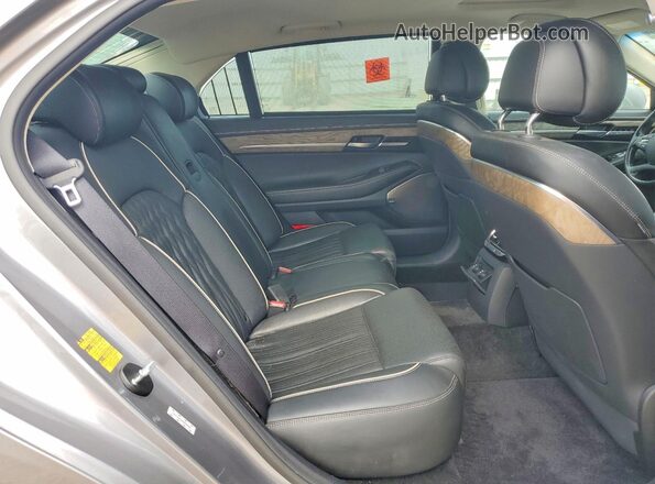 KMTF34PA8MU090568 2021 GENESIS G90 Silver Հետևի նստատեղերի տեսք