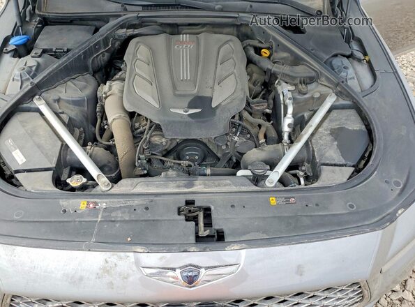 KMTF34PA8MU090568 2021 GENESIS G90 Silver Սալոնի հետևի տեսք