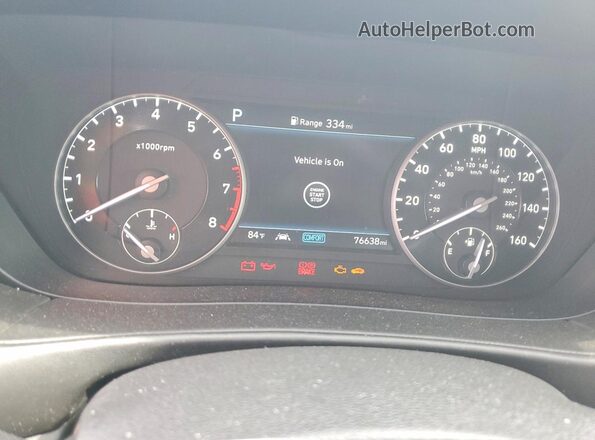 KMTF34PA8MU090568 2021 GENESIS G90 Silver Սարքավորումների վահանակի տեսք