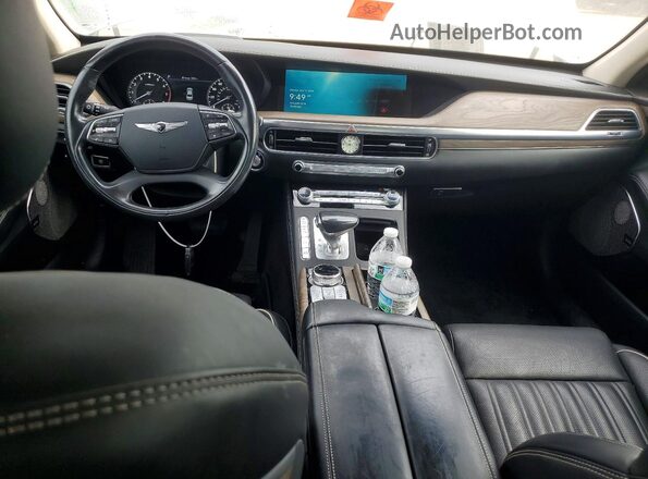 KMTF34PA8MU090568 2021 GENESIS G90 Silver Առջևի վահանակի տեսք