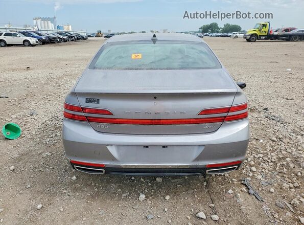 KMTF34PA8MU090568 2021 GENESIS G90 Silver Հետևի տեսք