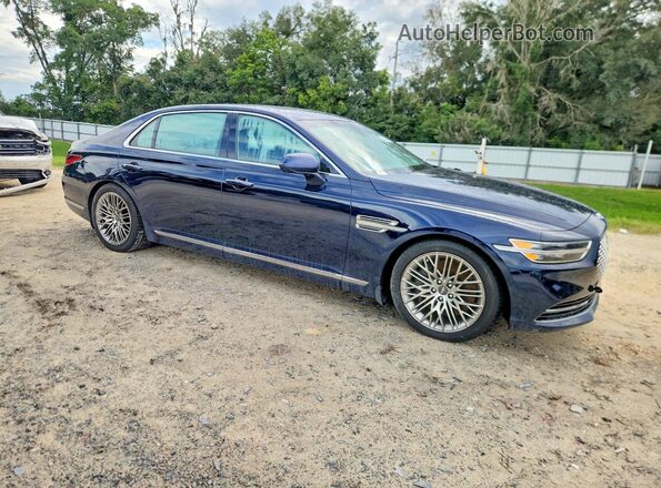 KMTF54PH6MU085411 2021 GENESIS G90 Blue წინა მარჯვენა