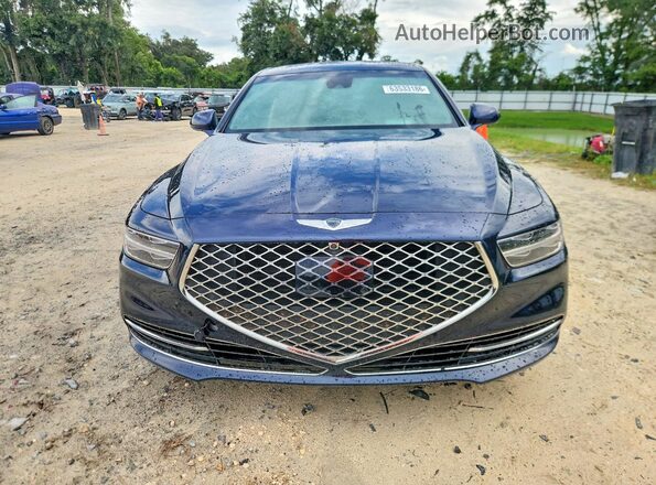 KMTF54PH6MU085411 2021 GENESIS G90 Blue წინა ხედი