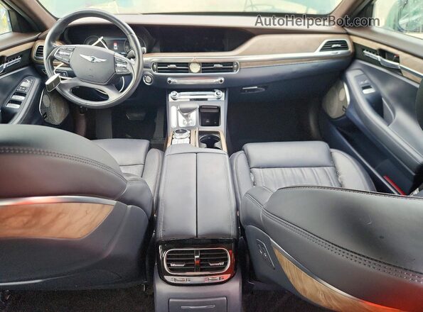 KMTF54PH6MU085411 2021 GENESIS G90 Blue წინა პანელის ხედი