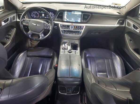 KMTFN4JF9KU303183 2019 GENESIS G80 White Вид панелі приладів