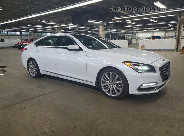 KMTFN4JF9KU303183 2019 GENESIS G80 White Передня права чверть