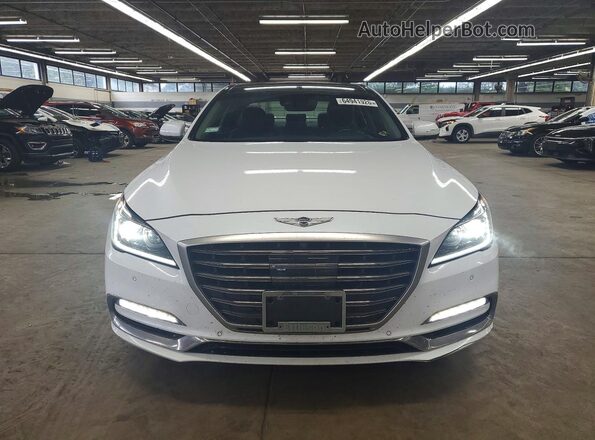 KMTFN4JF9KU303183 2019 GENESIS G80 White Вид спереду