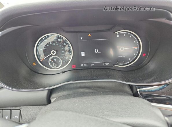 KMTG14SC4TU164876 2026 GENESIS G70 Черный Вид щитка приборов