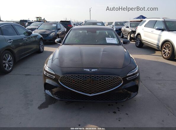 KMTG14SC8TU167313 2026 GENESIS G70 Black Սարքավորումների վահանակի տեսք