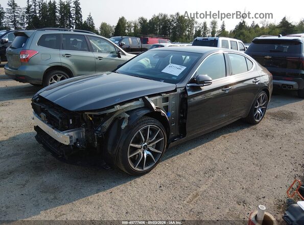 KMTG14SC9TU174836 2026 GENESIS G70 Gray Առջևի ձախ երեք քառորդ տեսարան