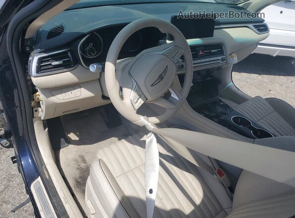 KMTG24SC0TU163642 2026 GENESIS G70 Blue Вид панелі приладів