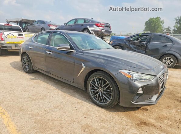 KMTG34LA0KU035345 2019 GENESIS G70 Серый Передняя правая четверть