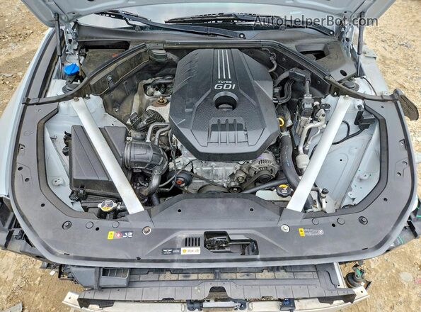 KMTG34LA1LU059526 2020 GENESIS G70 Gray Вид задньої частини салону