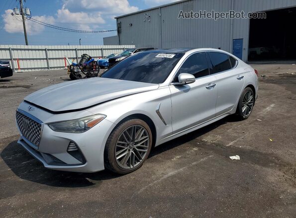 KMTG34LA2KU027232 2019 GENESIS G70 Silver უკანა მარცხენა