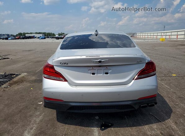 KMTG34LA2KU027232 2019 GENESIS G70 Silver ძრავის განყოფილების ხედი