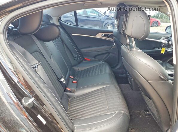 KMTG34LA4KU027197 2019 GENESIS G70 Black Հետևի նստատեղերի տեսք