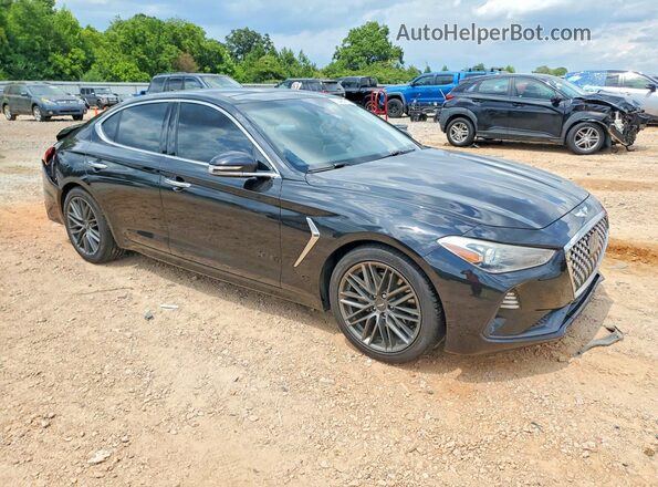 KMTG34LA4KU027197 2019 GENESIS G70 Black Առջևի աջ