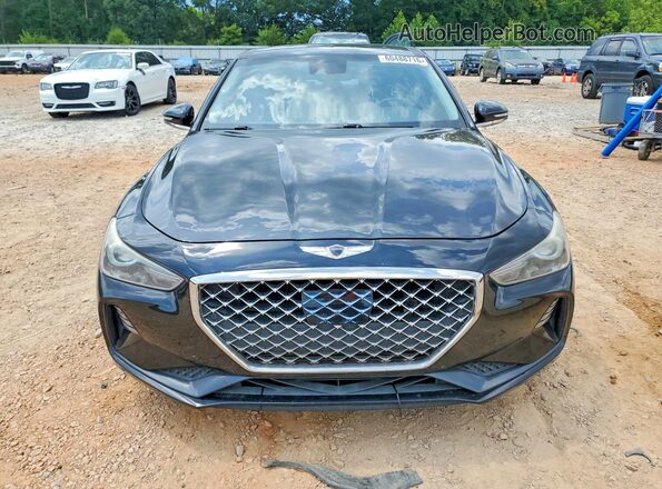 KMTG34LA4KU027197 2019 GENESIS G70 Black Դիմացի տեսք