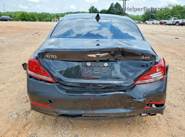 KMTG34LA4KU027197 2019 GENESIS G70 Black Հետևի տեսք