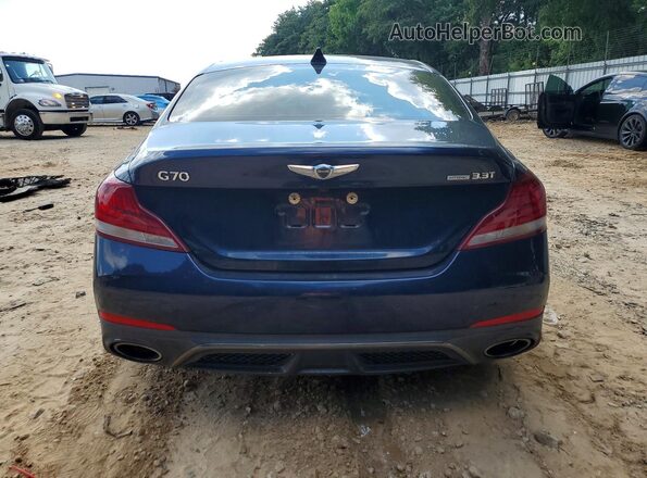 KMTG34LE1LU051543 2020 GENESIS G70 Синий Вид сзади