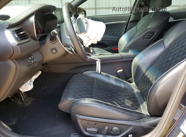 KMTG34LE1LU051543 2020 GENESIS G70 Синий Вид салона спереди
