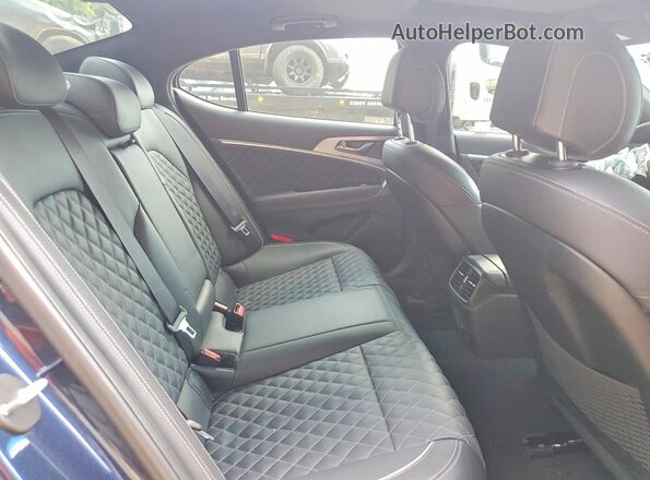 KMTG34LE1LU051543 2020 GENESIS G70 Синий Вид задних сидений