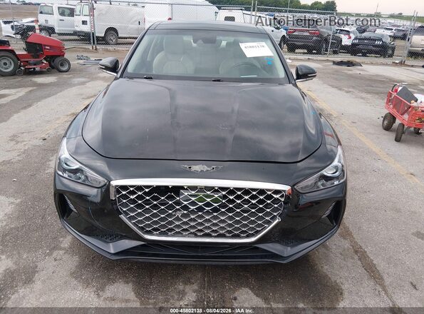 KMTG34LE4KU025629 2019 GENESIS G70 Black Vista frontal