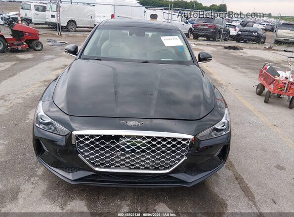 KMTG34LE4KU025629 2019 GENESIS G70 Black Vista del cuadro de instrumentos