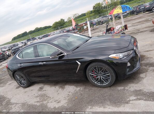 KMTG34LE4KU025629 2019 GENESIS G70 Black Vista interior trasera